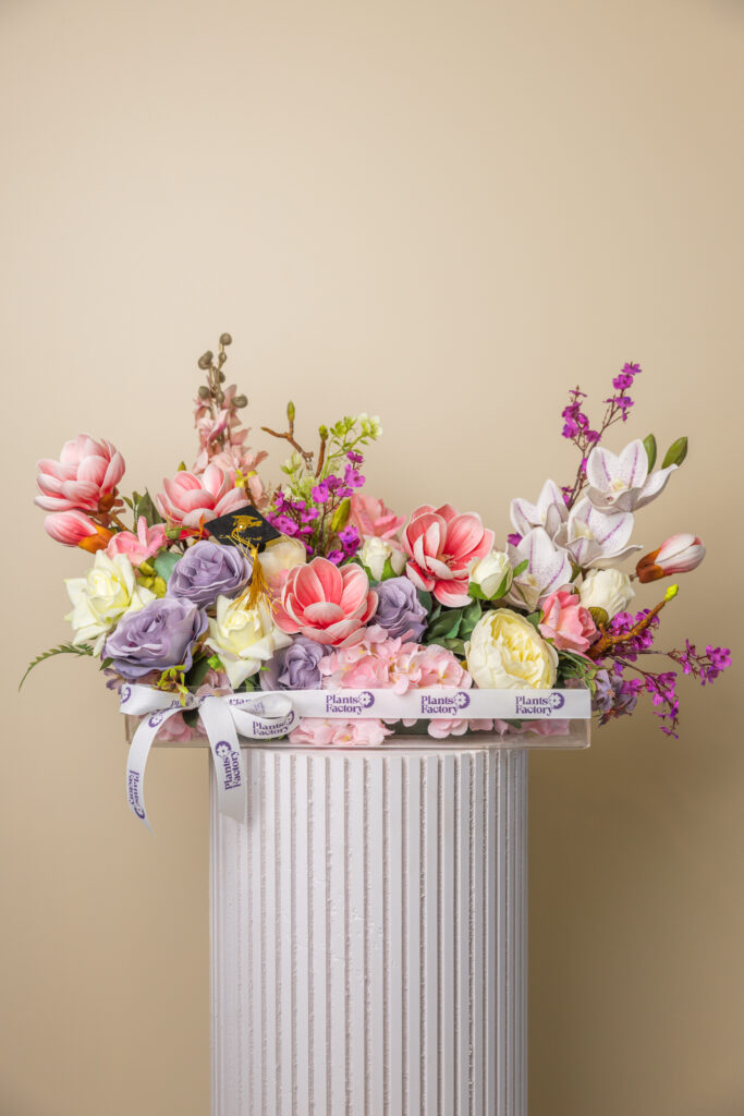 Pastel Harmony soft pastel Valentine’s Day flower bouquet to gift in UAE