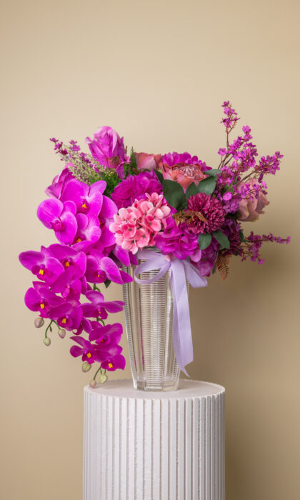 Velvet Orchid Bloom luxury orchid Valentine’s Day flower in UAE