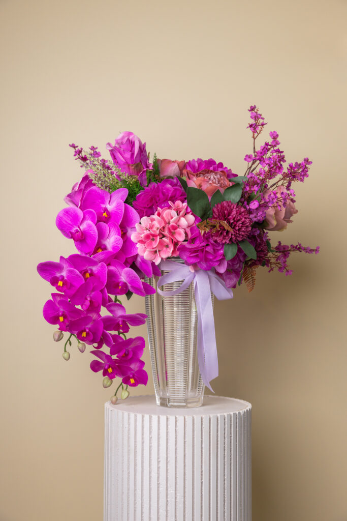 Velvet Orchid Bloom luxury orchid Valentine’s Day flower in UAE