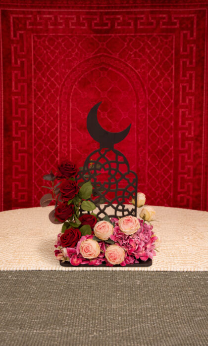 Midnight Crescent Rose - Artificial Flowers