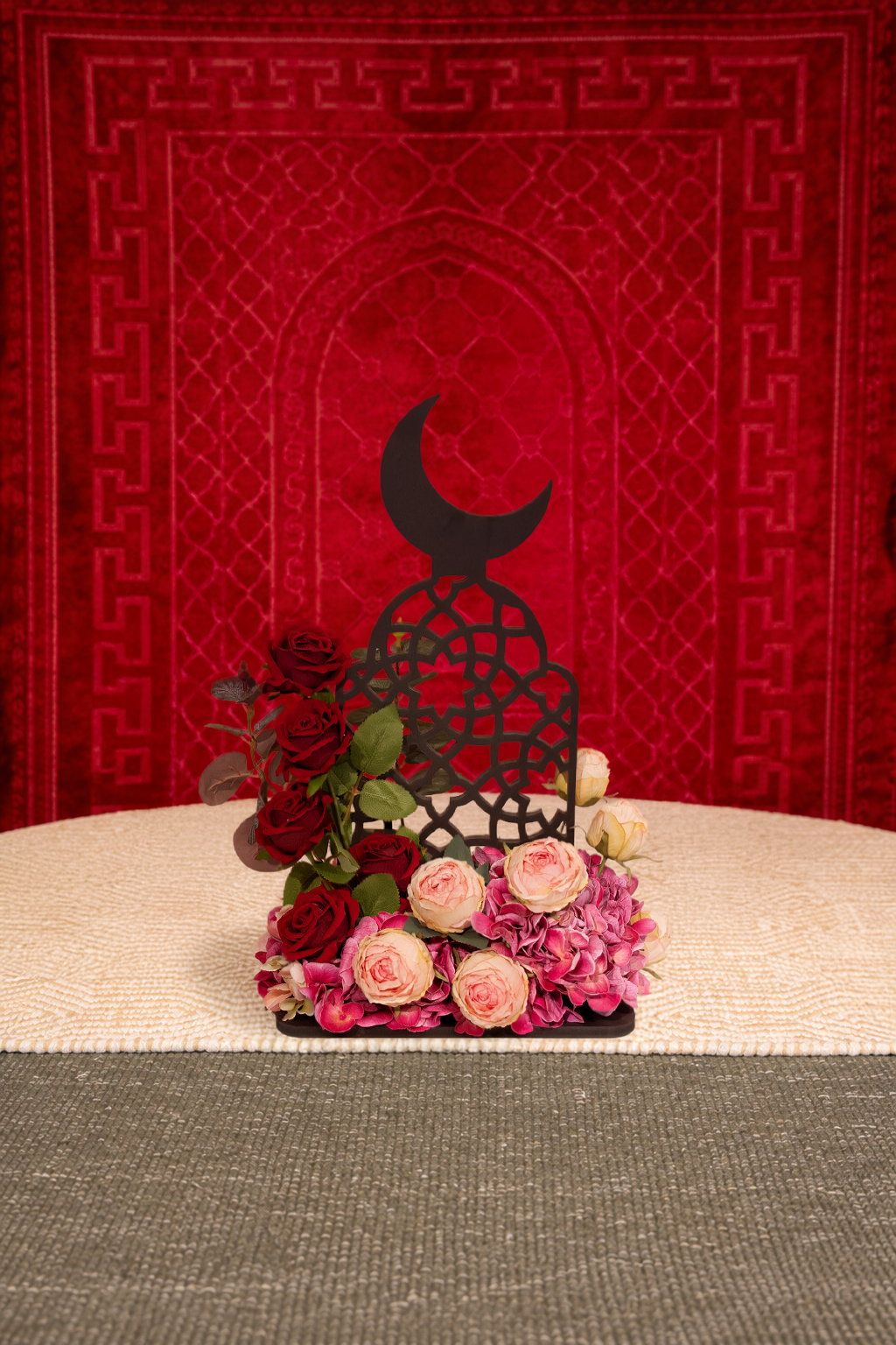 Midnight Crescent Rose - Artificial Flowers