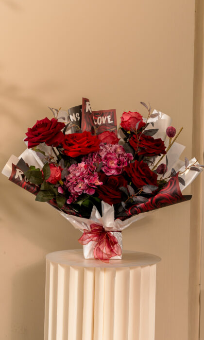 Everlasting Love Rose Bouquet - Artificial Flowers