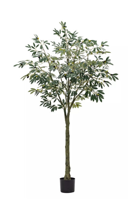 Artificial Olive tree Leccino 180 cm in pot - Green