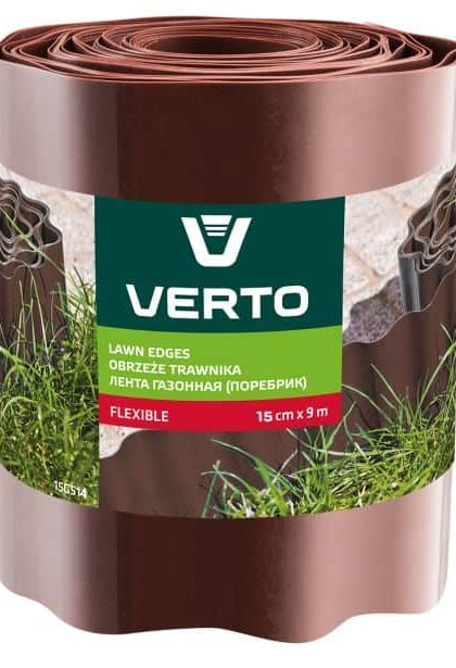 Lawn Edge Fence 15 cm x 9 m, Brown