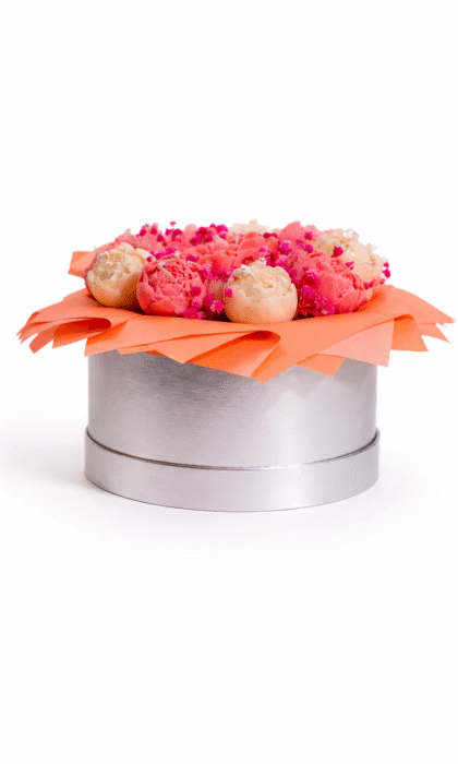 Blush Bloom Candle Arrangement