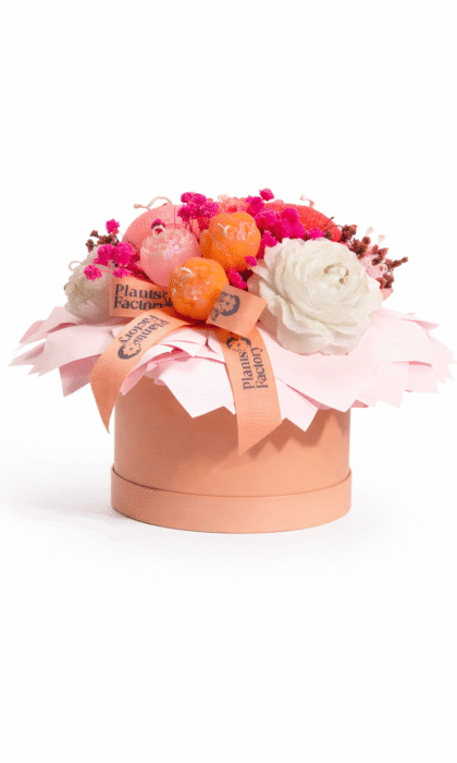 Petal Haven Candle Arrangement