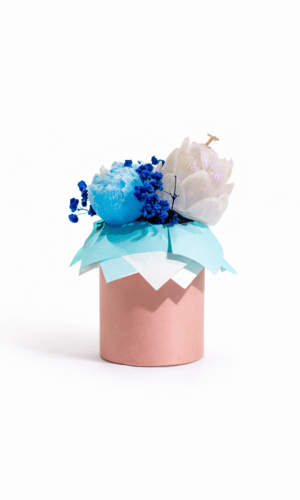 Petite Bloom Candle Arrangement