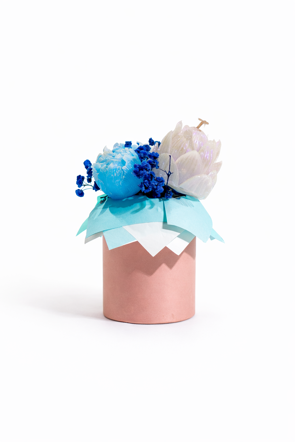 Petite Bloom Candle Arrangement