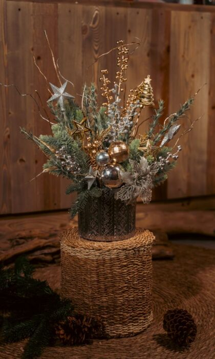 Starry Night Gold & Silver Arrangement