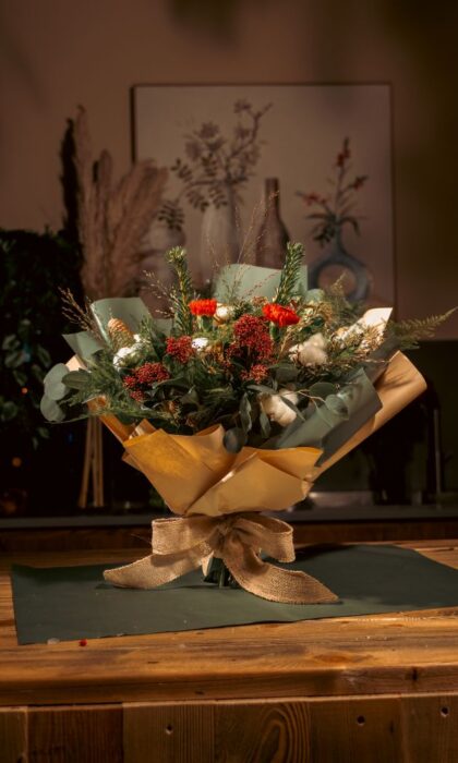 Rustic Noel Christmas Bouquet