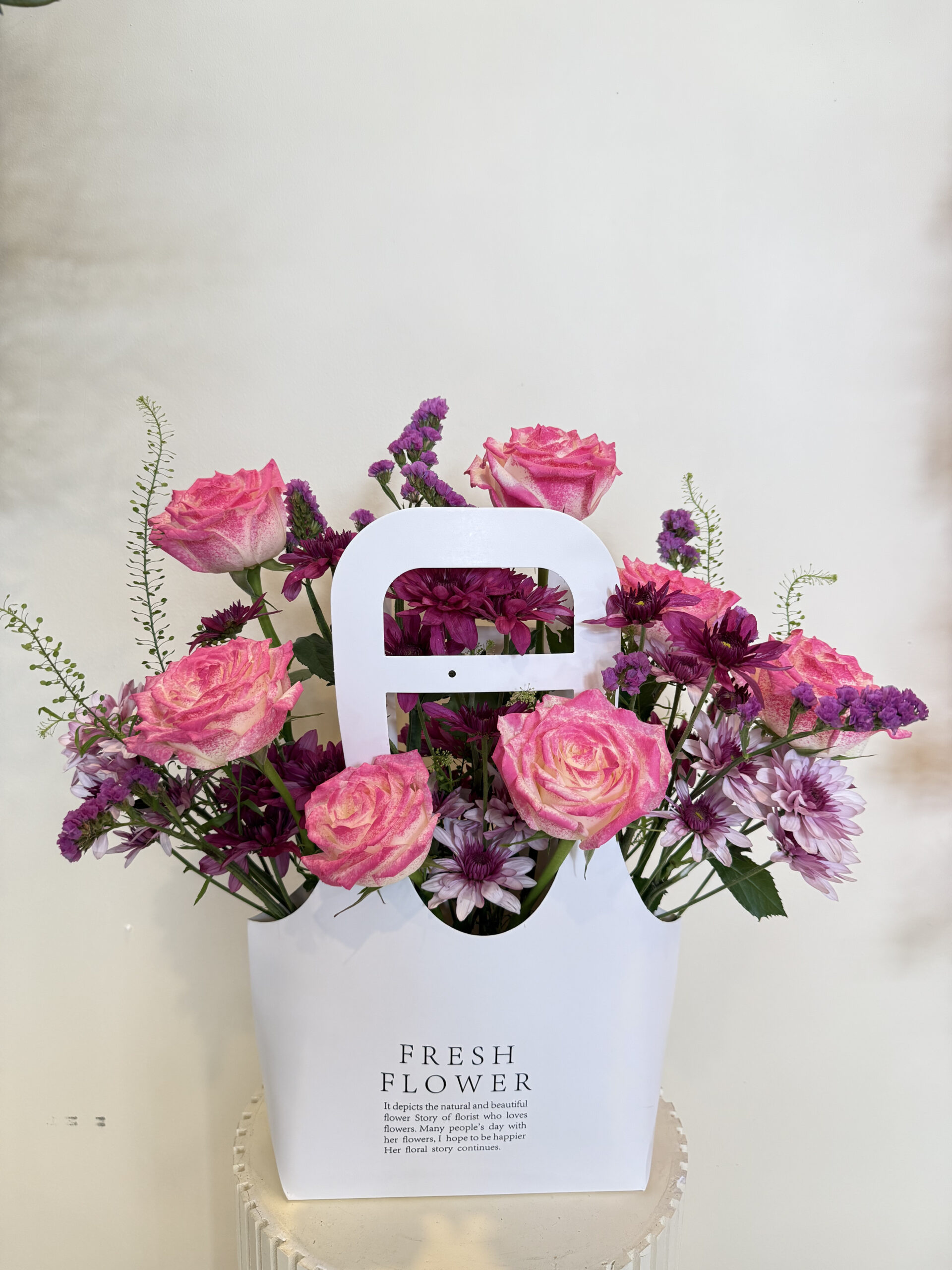 Soft Romantic Petal Tote