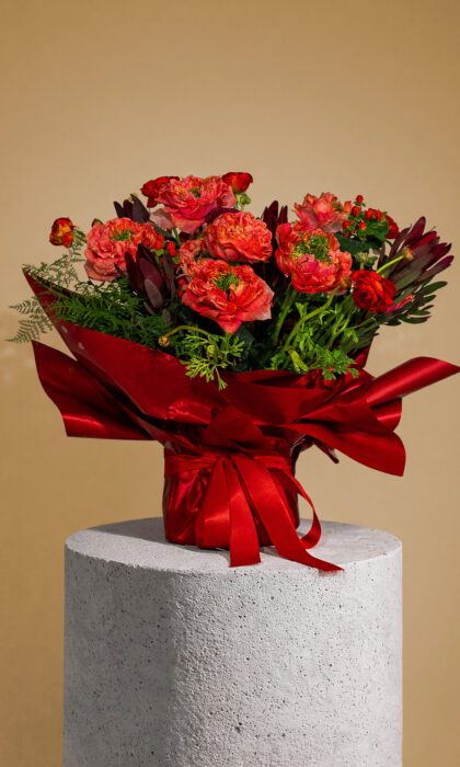 Scarlet Romance Bouquet