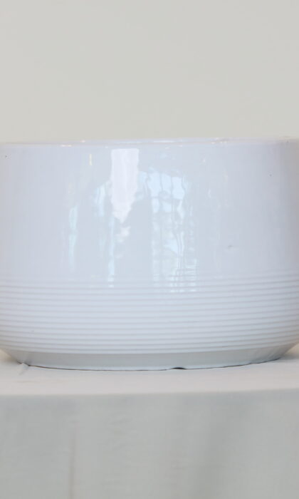 Ivory Ripple Planter
