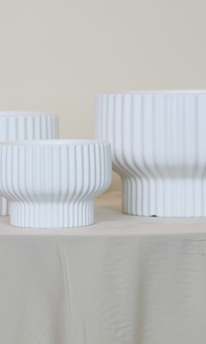 Minimal White Planter