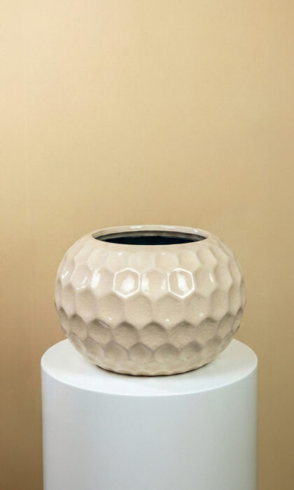 Honeycomb Ceramic Vase