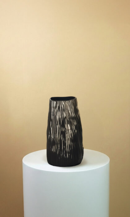 Axis Black Vase